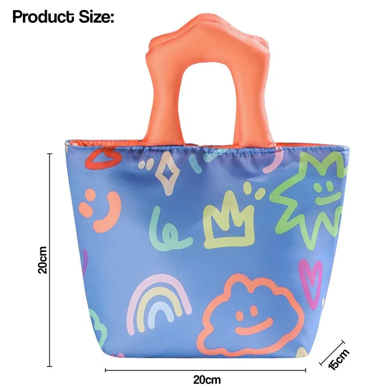 Leakproof Lunch Bag - Peach, Blue media 8