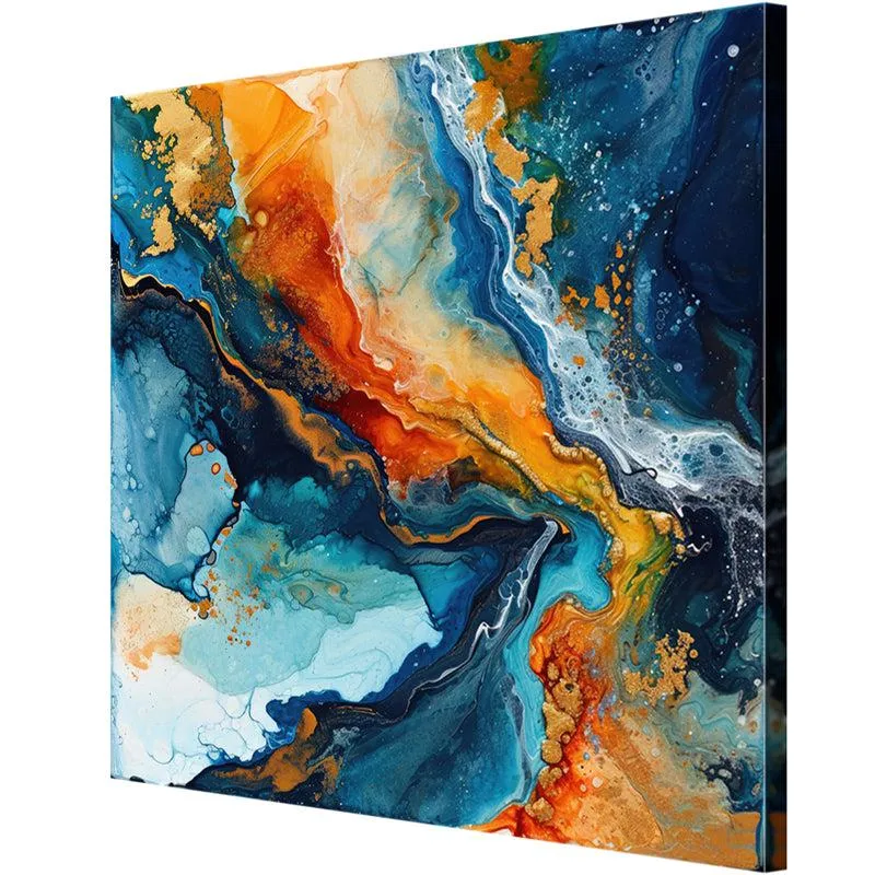 Lively Hues Wall Painting media 5