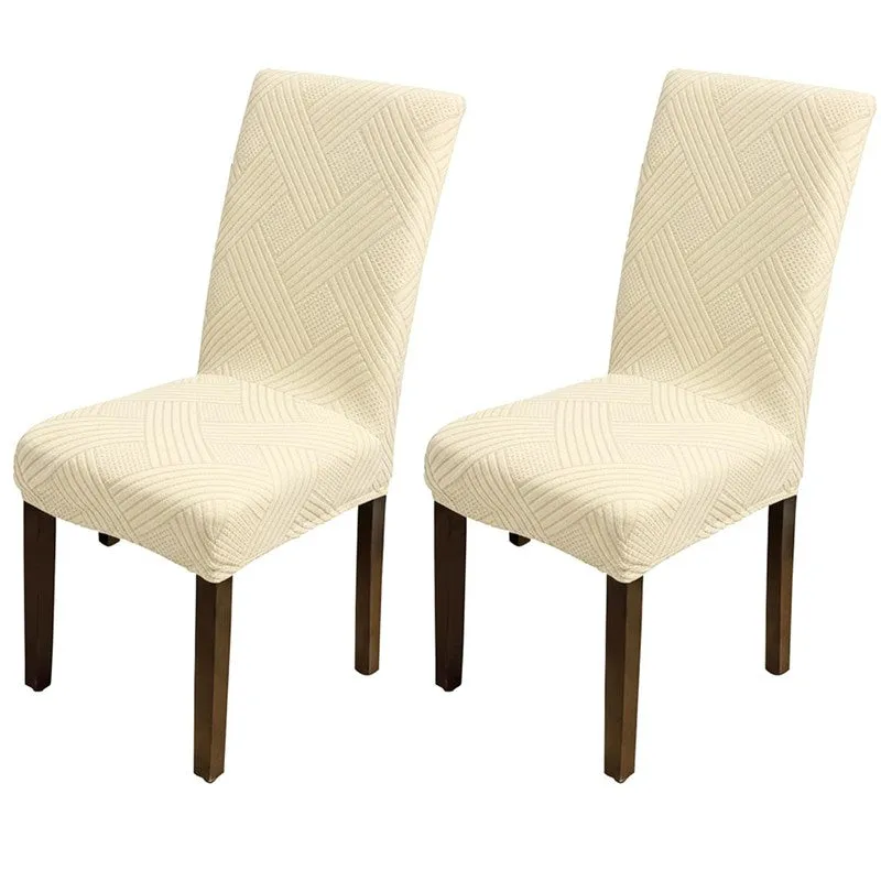 Rivexa Soft Chair Cover (Beige) - Set Of Two media 3