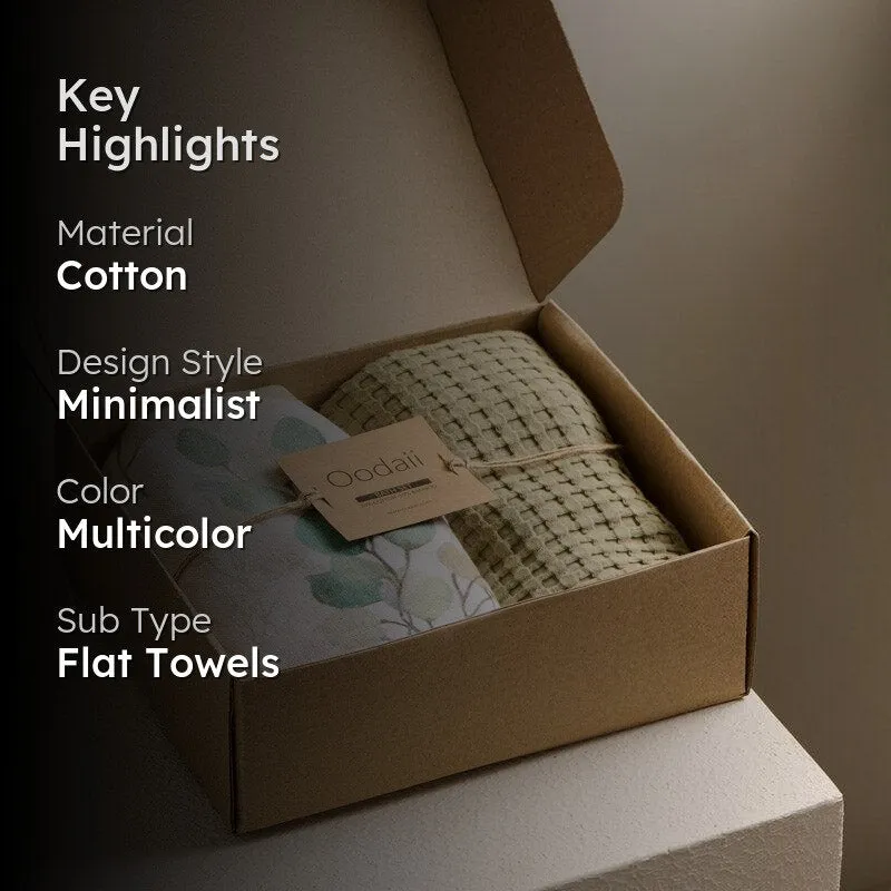 Nida Towel Set & Tote Bag - Three Piece Set media 2