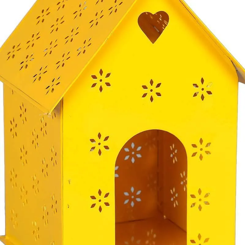 Hello Birds Green Birdhouse- Yellow media 3