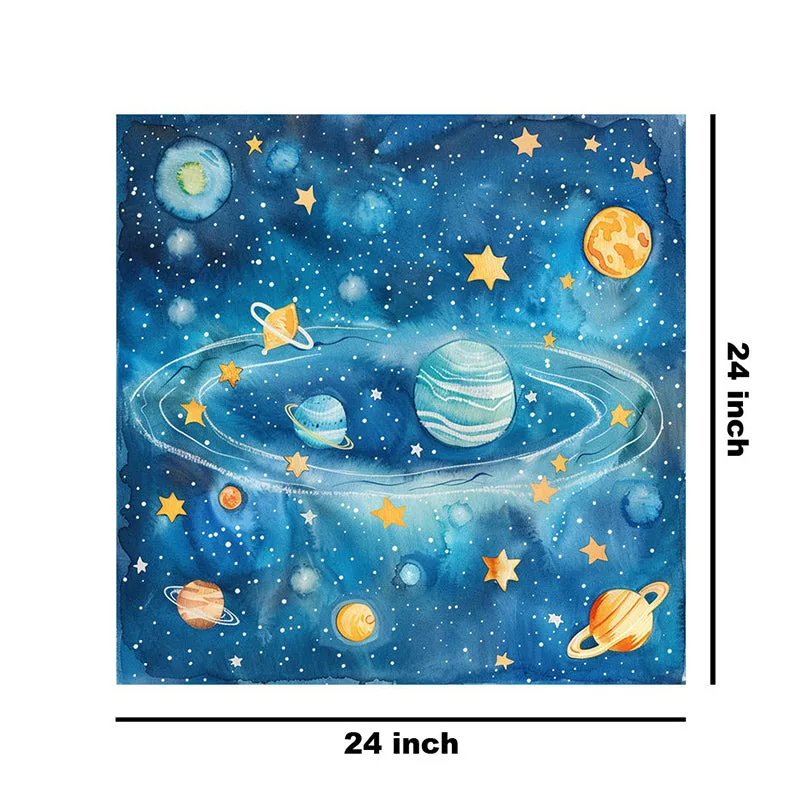 Cosmic Galaxy Wall Painting media 8