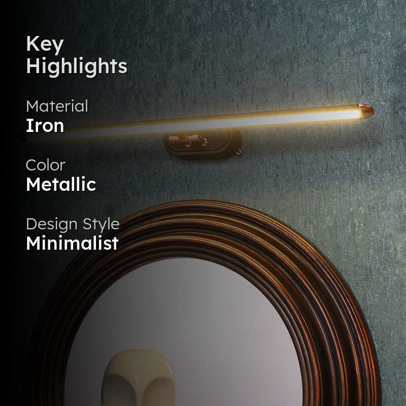 Krios Iron Wall Lamp - Metallic media 2
