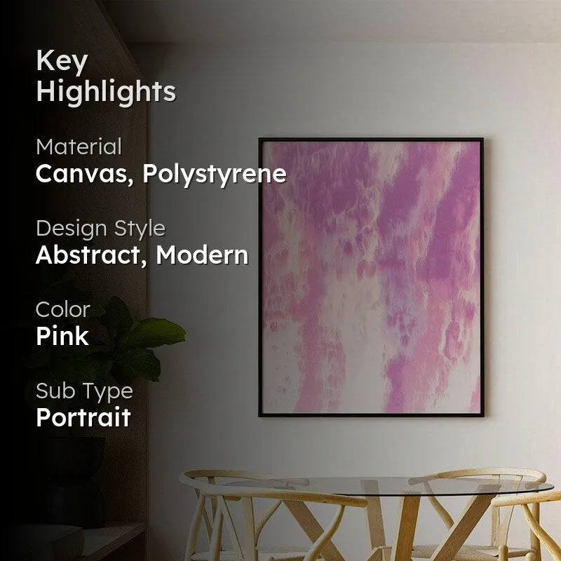 Sapphire Abstract Painting - Black Frame media 2