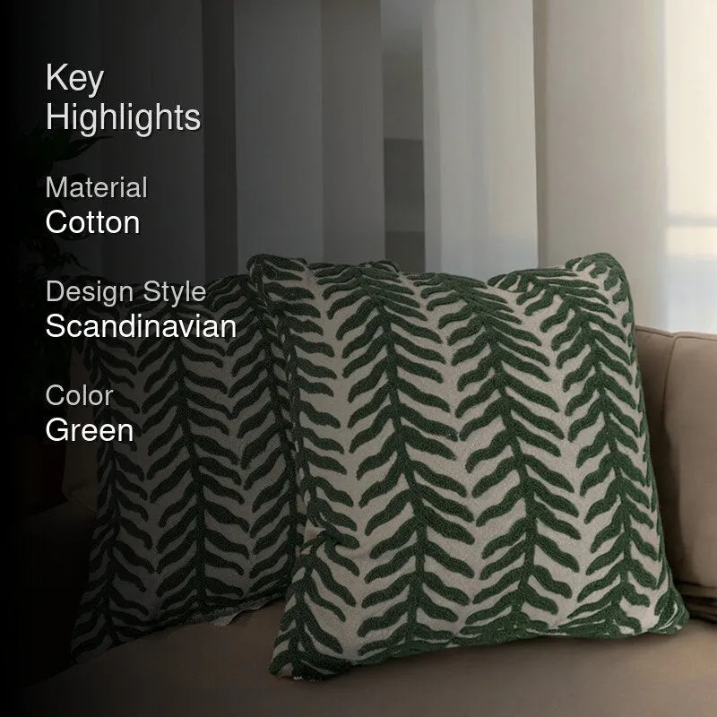 Willow Drift Tufted Cushion Cover Set - Set Of Two media 2