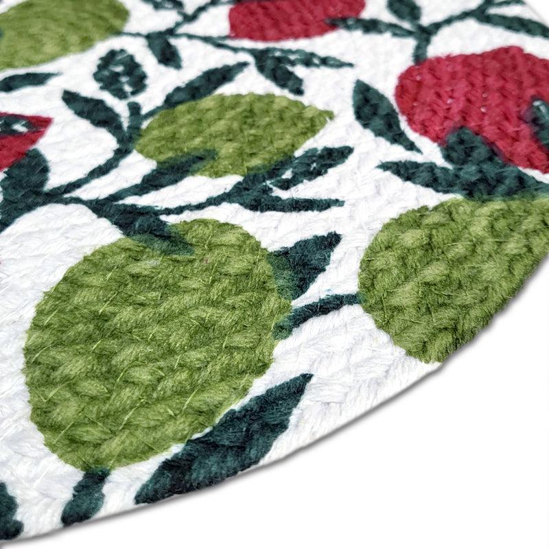 Fruity Farm Placemat - Green & Maroon media 4