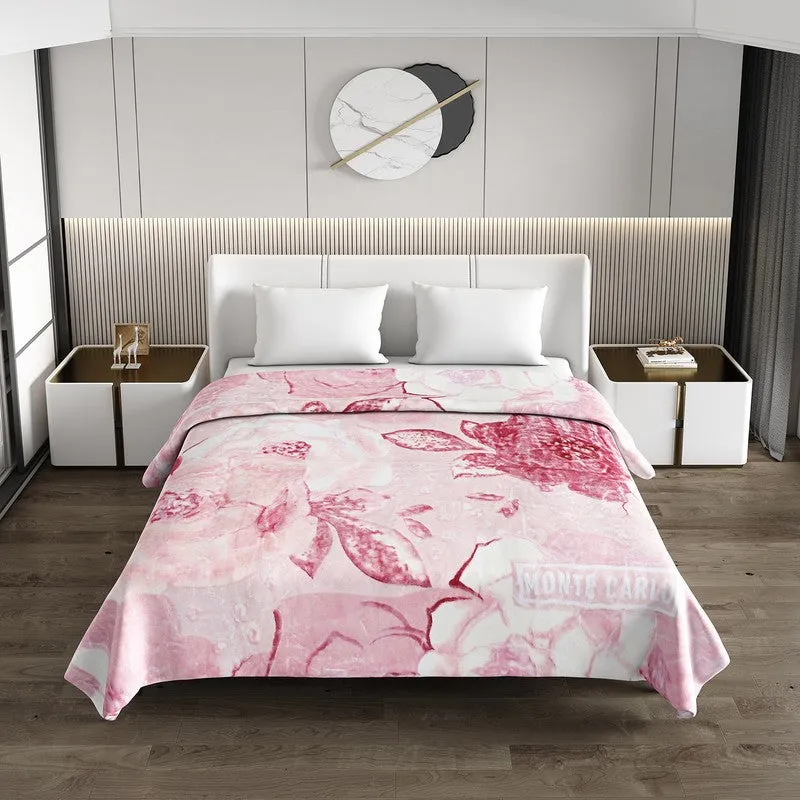 Monte Carlo Blush Blossom Throw - 1000 GSM media 3