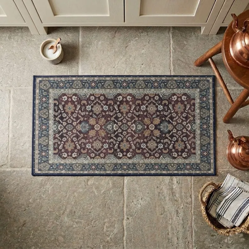 Regal Weave Velvet Rectangle Anti-Skid Carpet - 4