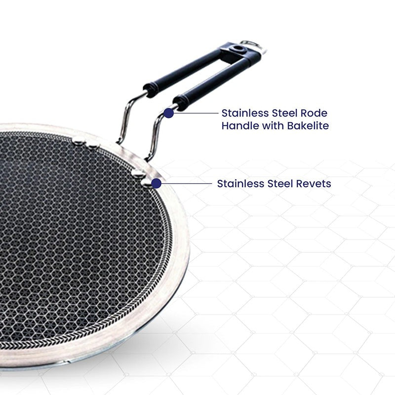 Zoraware Triply Honeycomb Roti Tawa- 22 CM media 6