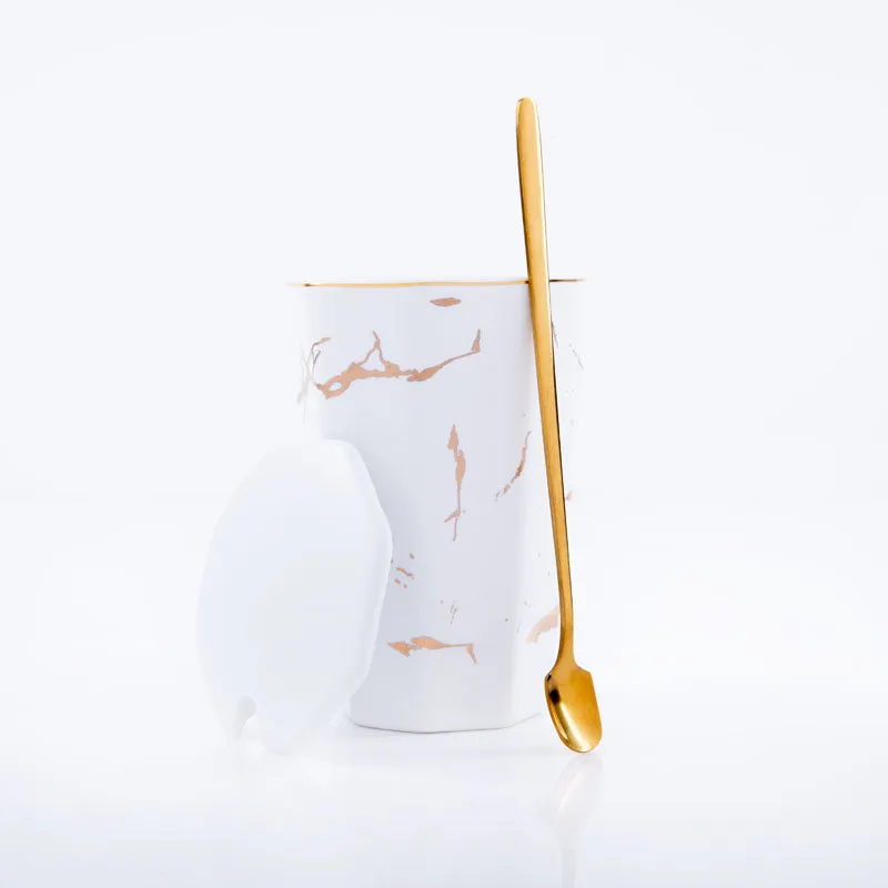 Goldira Glory Coffee Mug (White) - 400 mL media 5