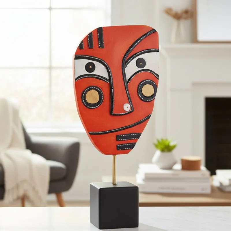 Gallery Form Face Showpiece - Multicolor media 1
