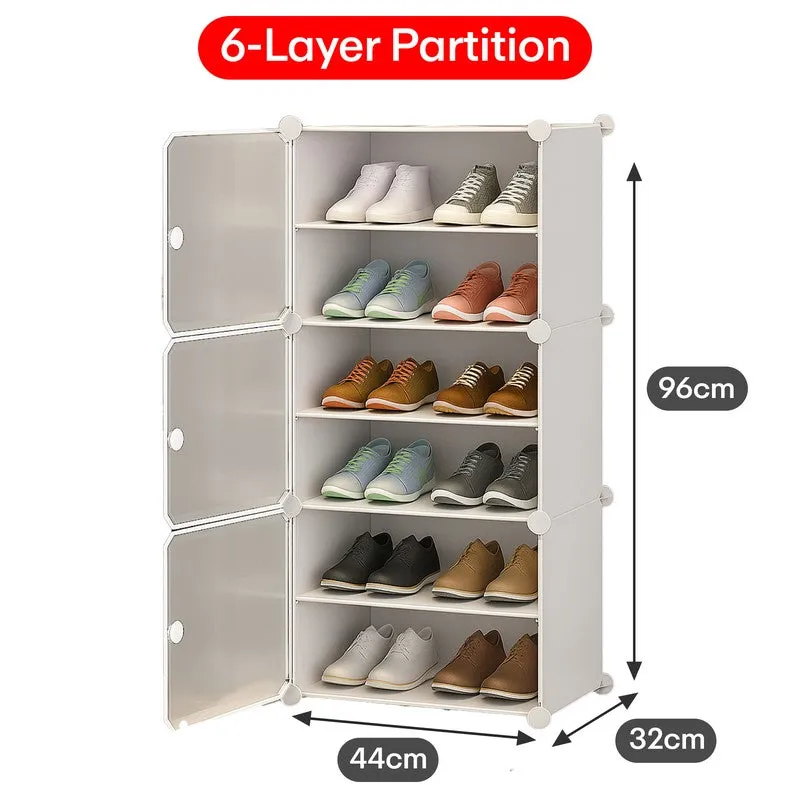 Rioware Modular Home Shoe Racks - White media 9
