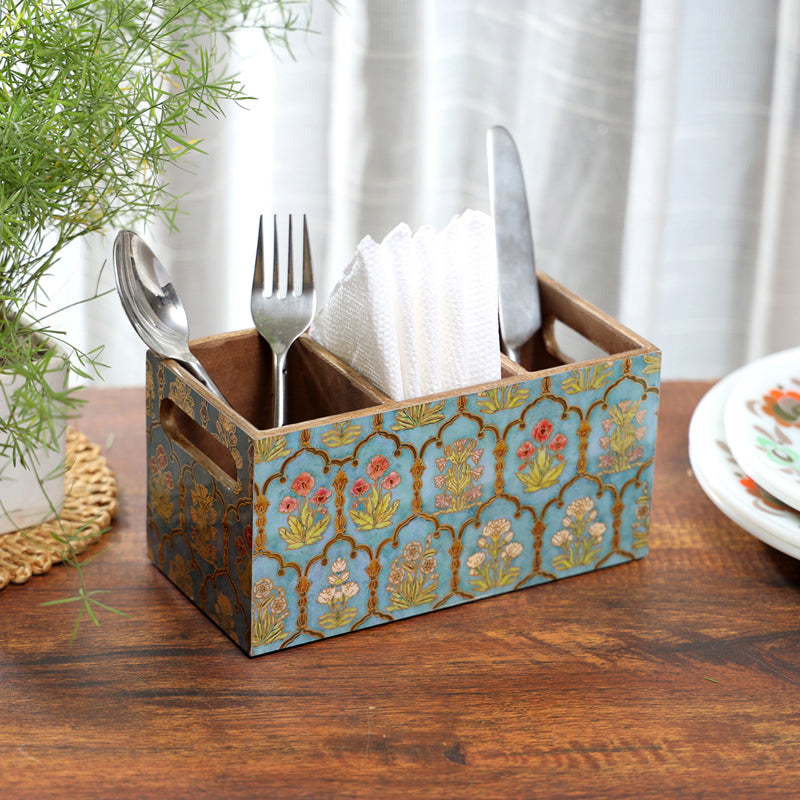 Fleur Jharokha Triple Section Cutlery Stand