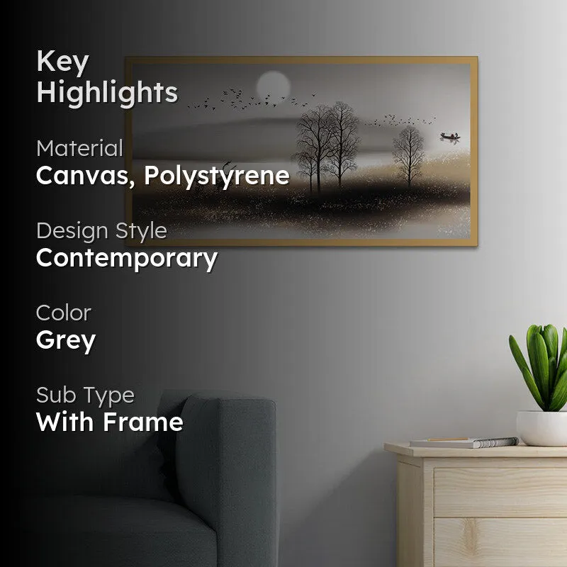 Blakesley Scape Wall Painting With Frame media 2