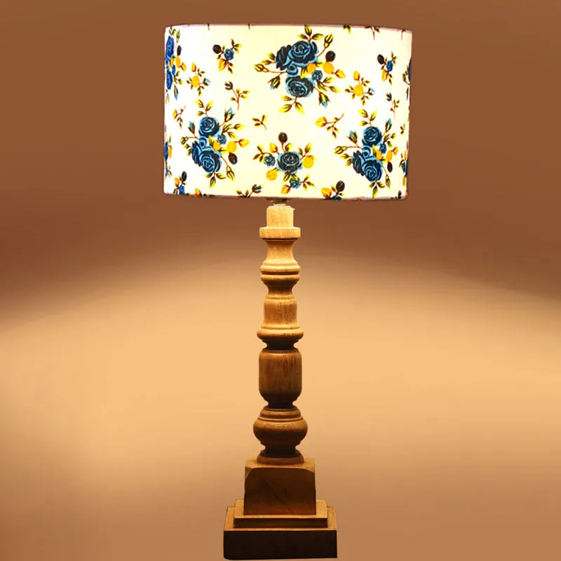 Fleur Arbor Wooden Table Lamp - Multicolor media 5