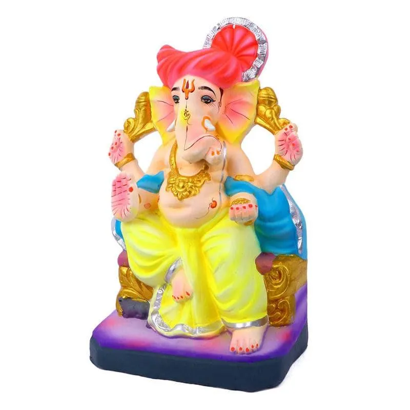 Divine Clay Ganapati Idol media 3