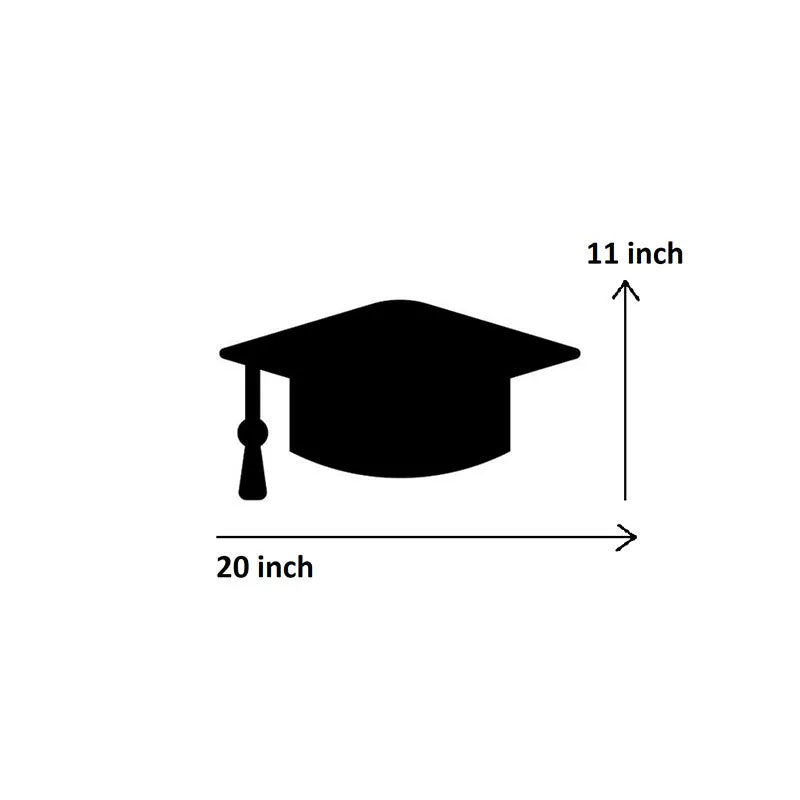 Graduation Cap Black Iron Wall Accent media 5