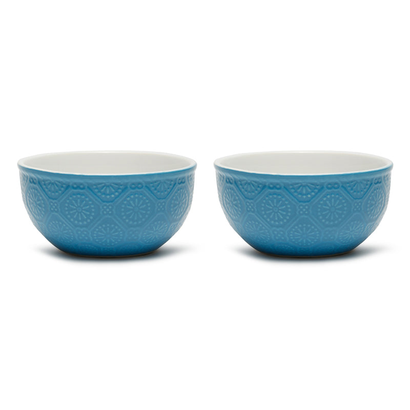 Cuppa Serving Bowl (Blue,600 mL) - Set Of Two media 6