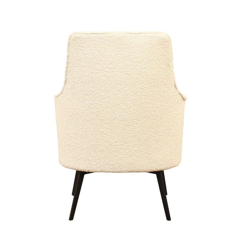Trendra Neem Wood Lounge Chair - White media 6