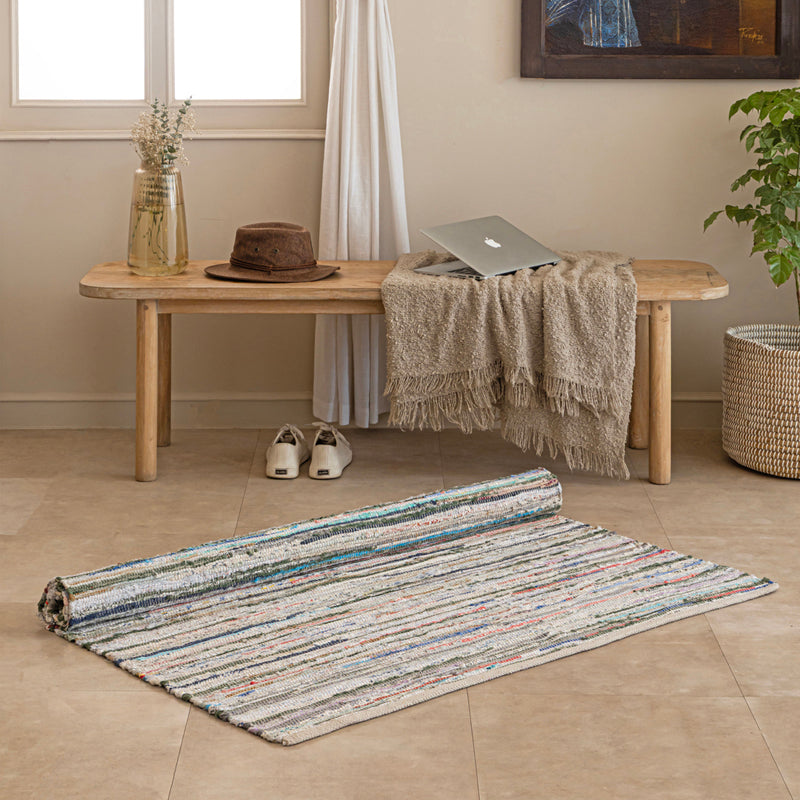 Natte I Handwoven Cotton Rug media 6