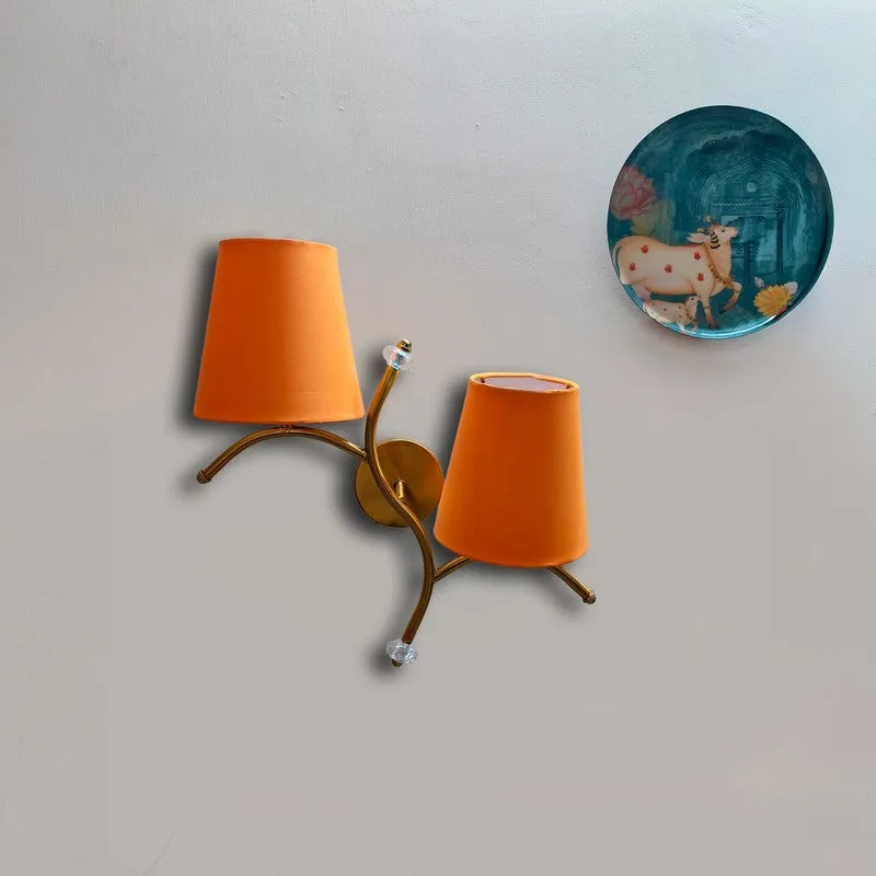 GlowStem Twin Cotton Wall Lamp - Orange media 3