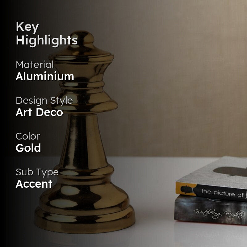The Chess Queen Showpiece - Gold media 2