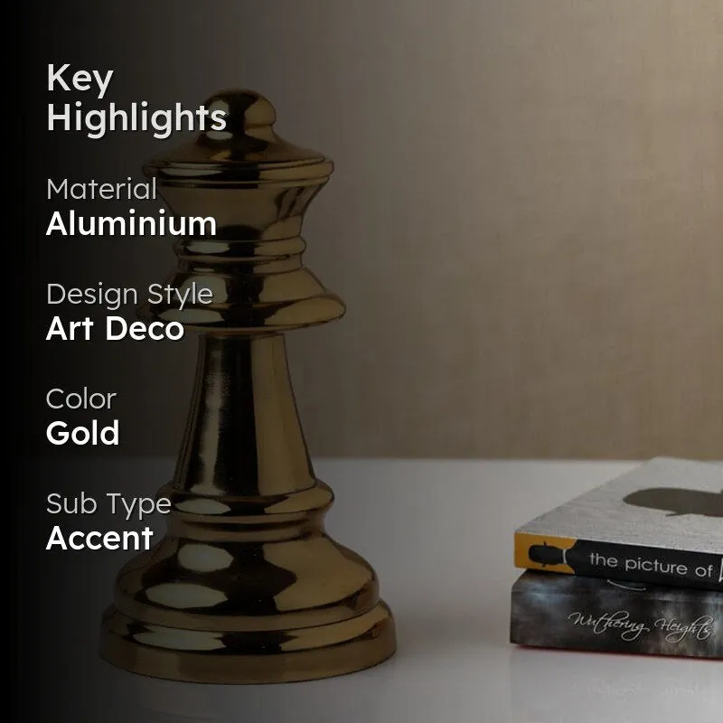 The Chess Queen Showpiece - Gold media 2