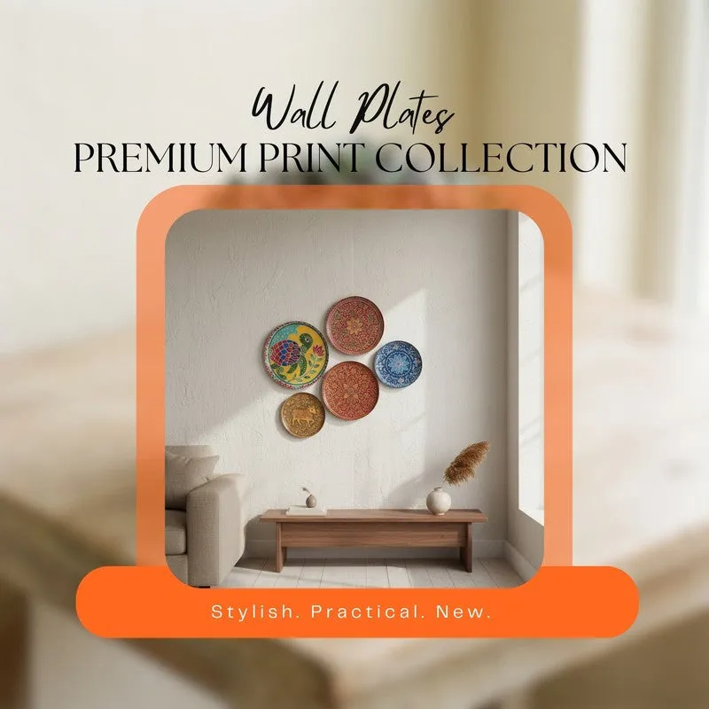 Blooming Vines Art Plates - Set of Five media 9