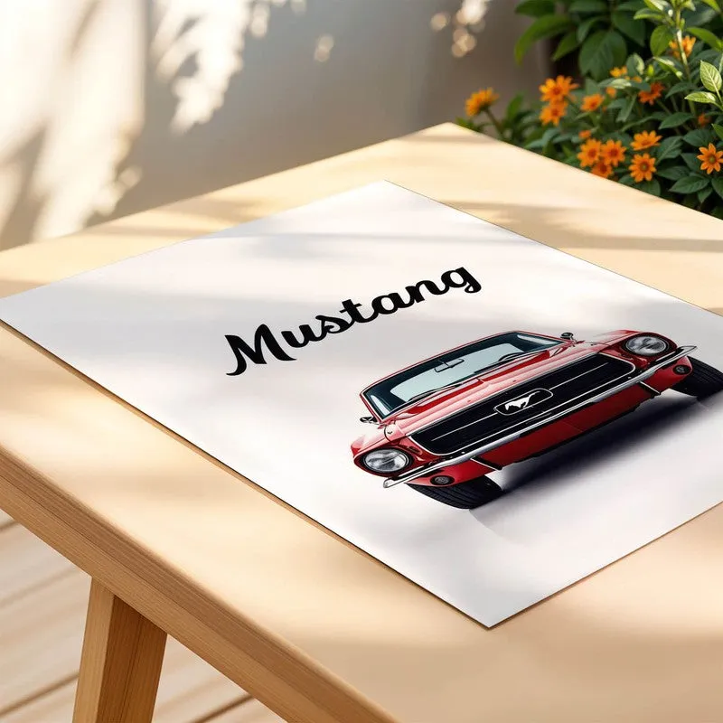 Mustang Heritage Wall Poster media 5