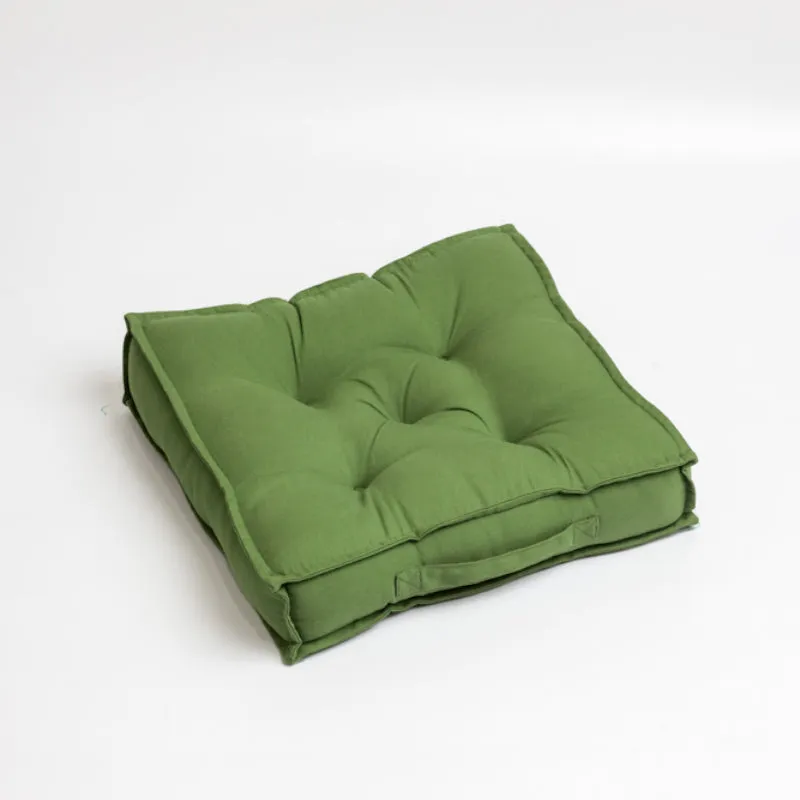 Tara Floor Cushion (Light Green) - Set Of Two media 4