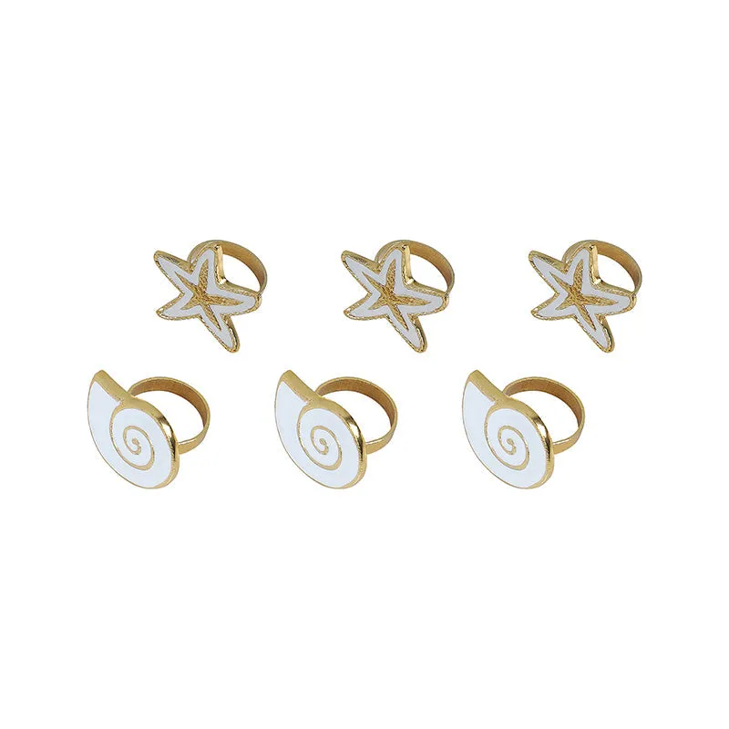 Star & Spiral Napkin Ring - Set Of Six media 5