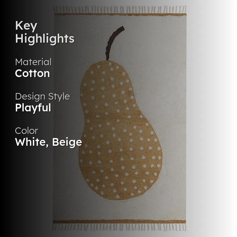 Pear Soft Tufted Cotton Area Rug media 2