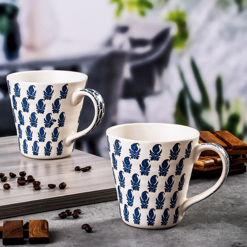 Heritage Stoneware Coffee Mug (400 mL Each) - Set Of Two