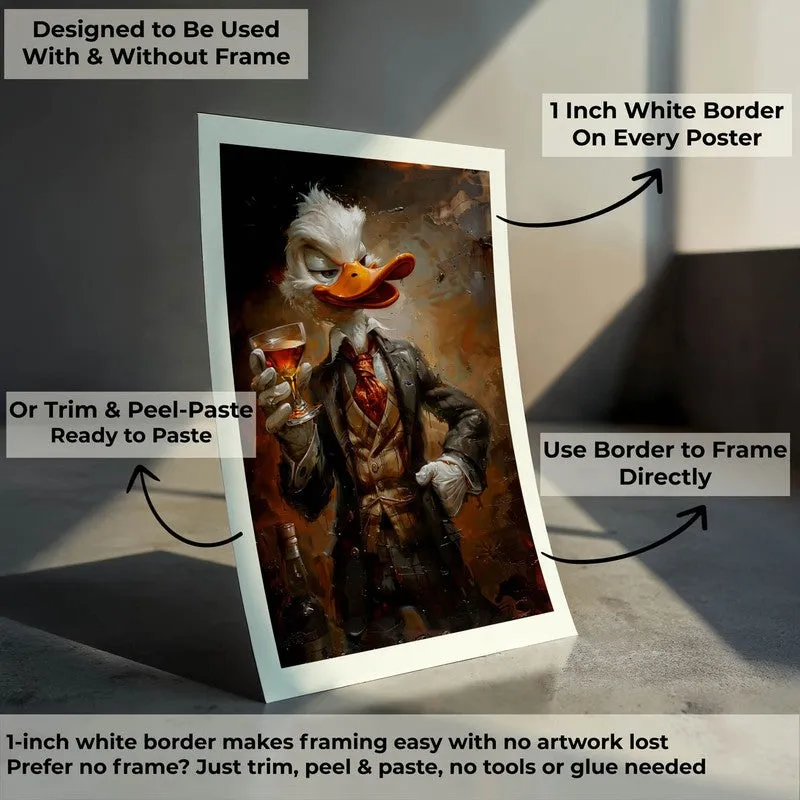 Dapper Duckling Wall Poster media 10