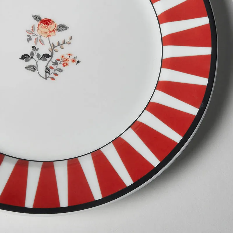 India Circus Scarletta Bone China Dinner Plate media 5