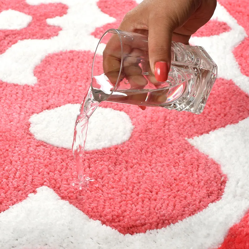 Lumora Cotton Bath Mat - Pink media 7