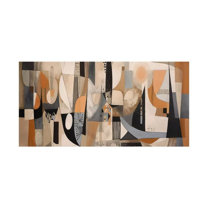 Contemporary Cubist Wall Painting media 4