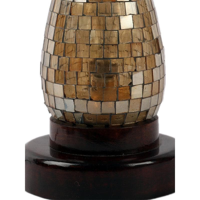 Disco Bell Glass Table Lamp - Black,Silver media 4