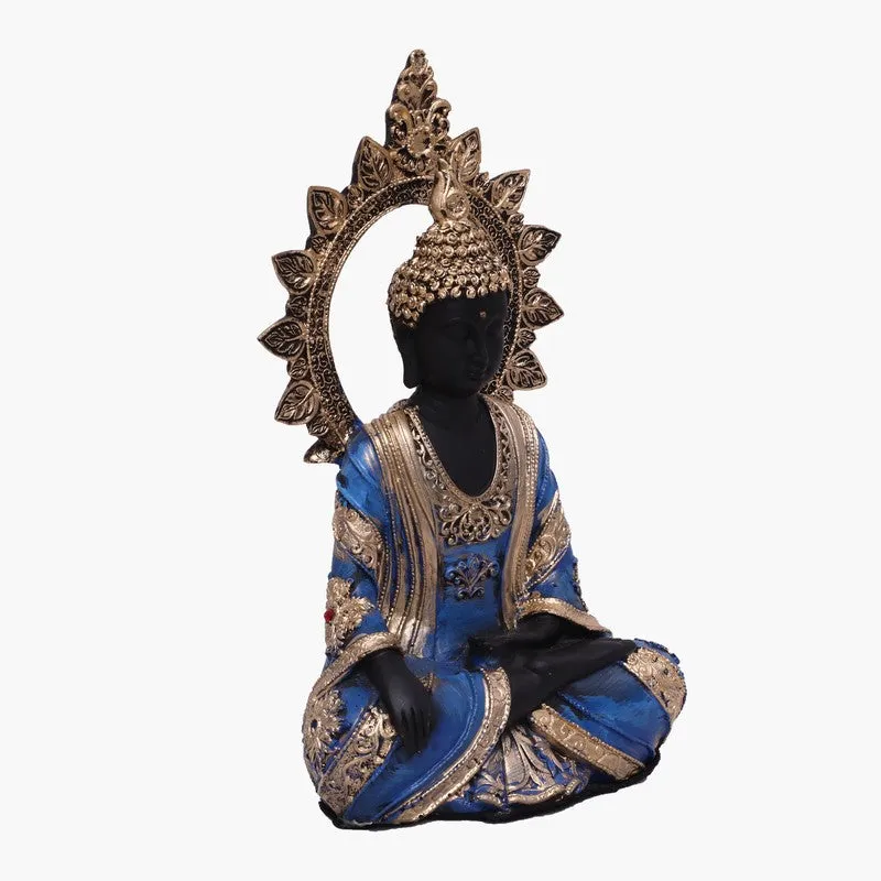 Divine Stillness Buddha Idol - Blue media 3