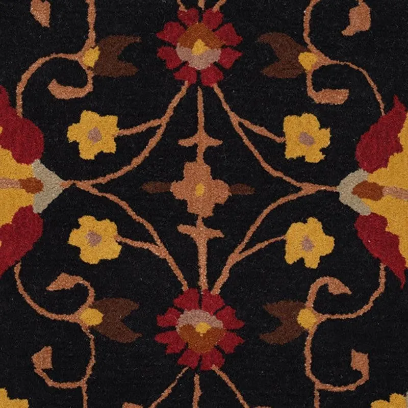 Sedna Hand Tufted Ethnic Wool & Nylon Carpet - Black media 5