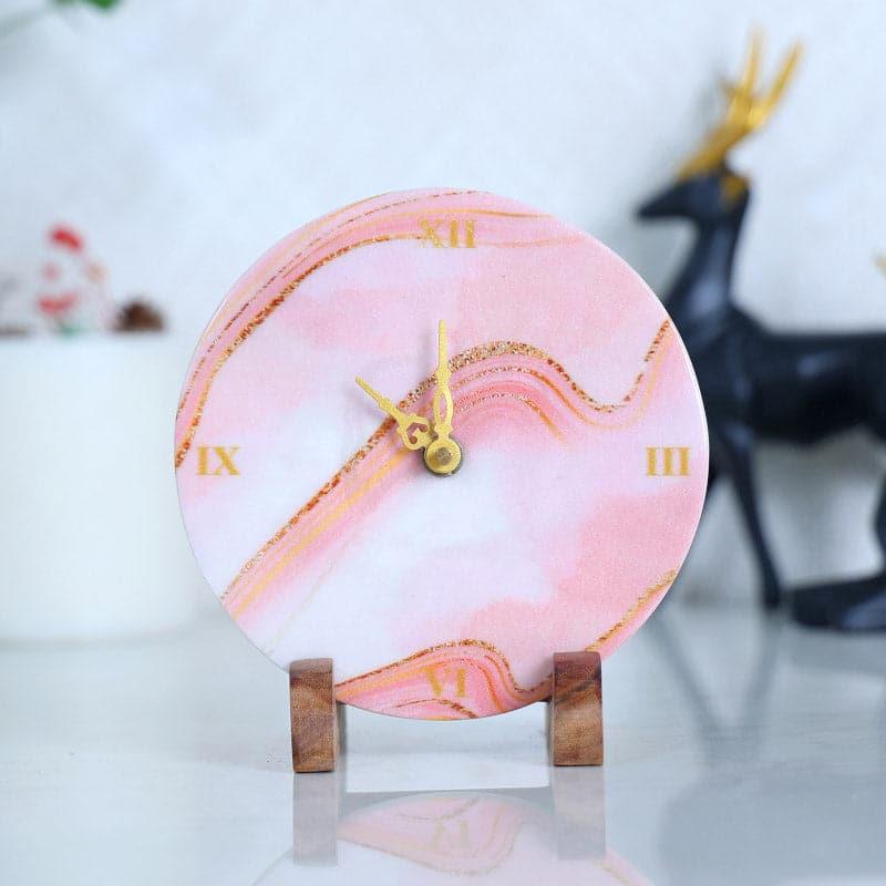 Cherona Hand Crafted Marble Table Clock media 3