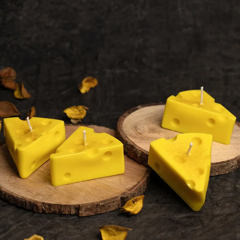 Yummy Cheese Cinnamon Scented Candle - Set Of Four media 4