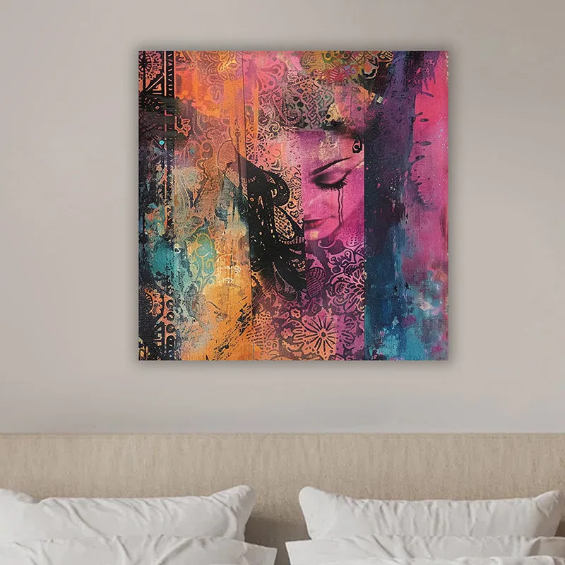 Splashes Of Colour & Tears Wall Art media 2