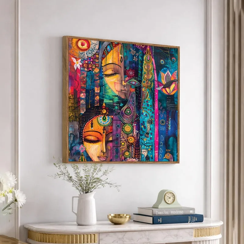 AbstractPersona Canvas Wall Art With Frame media 4