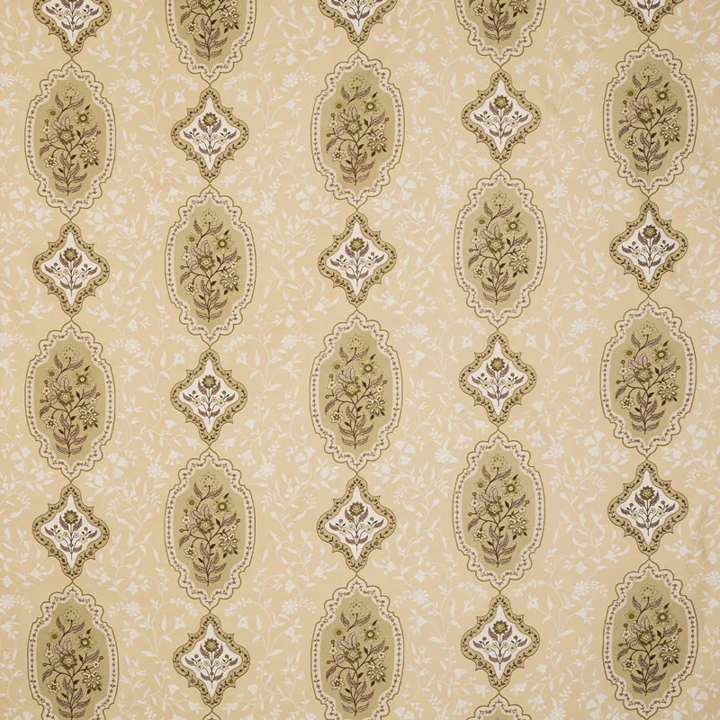 Serene Sleep Cotton Bedsheet (Beige) - 144 TC media 4