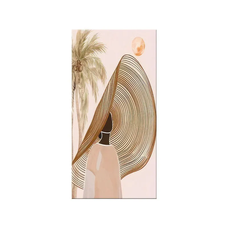 Golden Hour Silhouette Poly Canvas Wall Painting media 4