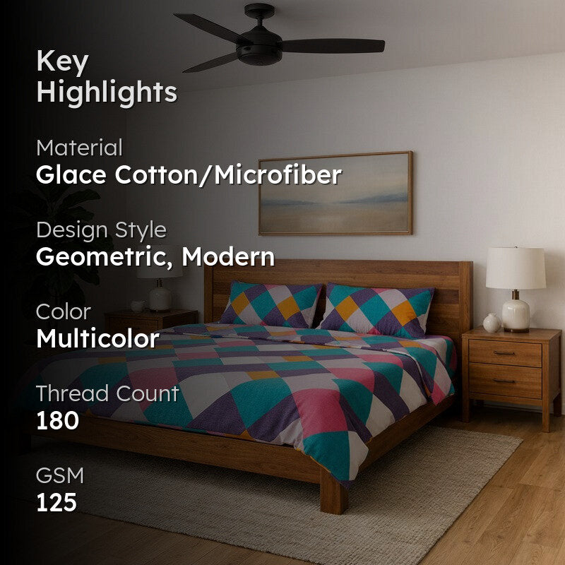 Illusion Microfiber Bedsheet - 125 GSM media 2