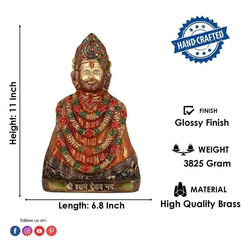 Shree Shyam Ji Brass Idol media 4