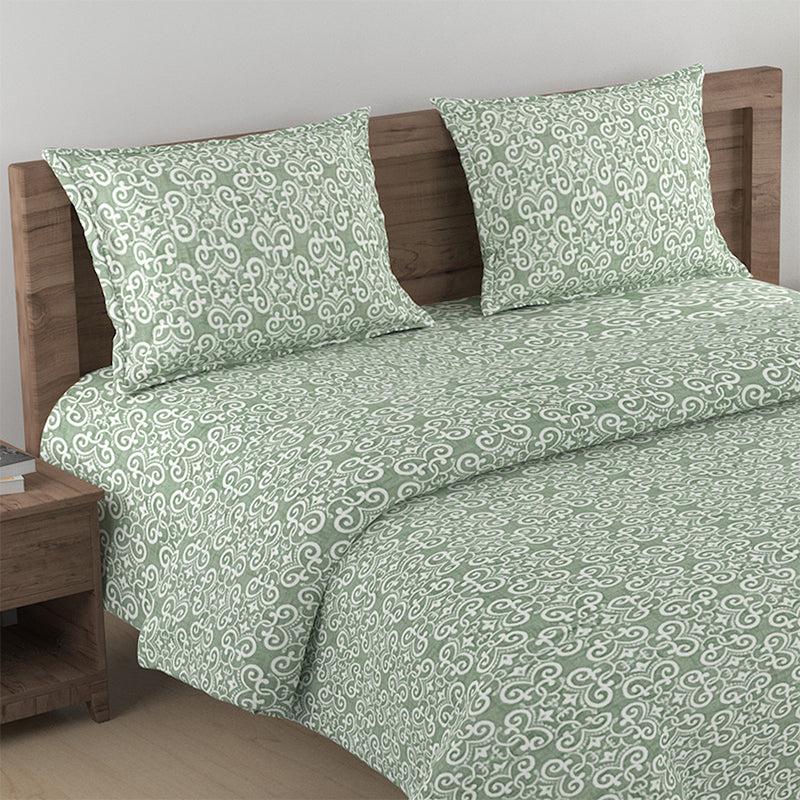 Swayam Daksha Ethnic Bedding Set - Green media 6