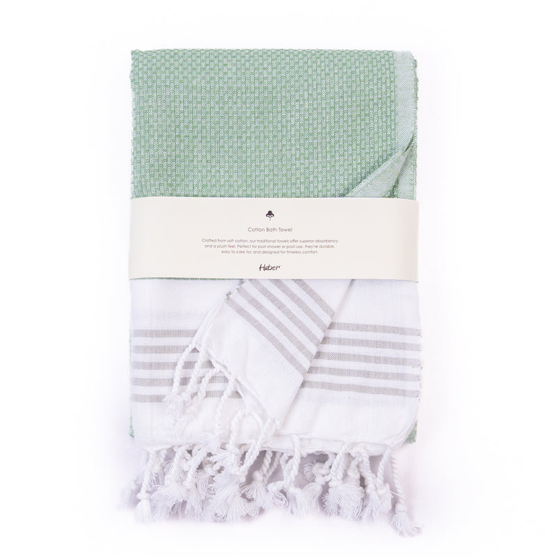 Cosy Kotty Bath Towel - Sap Green media 3